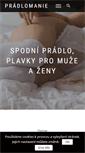 Mobile Screenshot of pradlomanie.cz